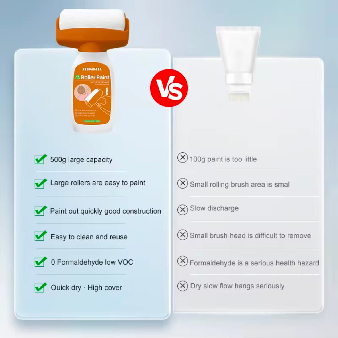 Valjak - boja u rolni