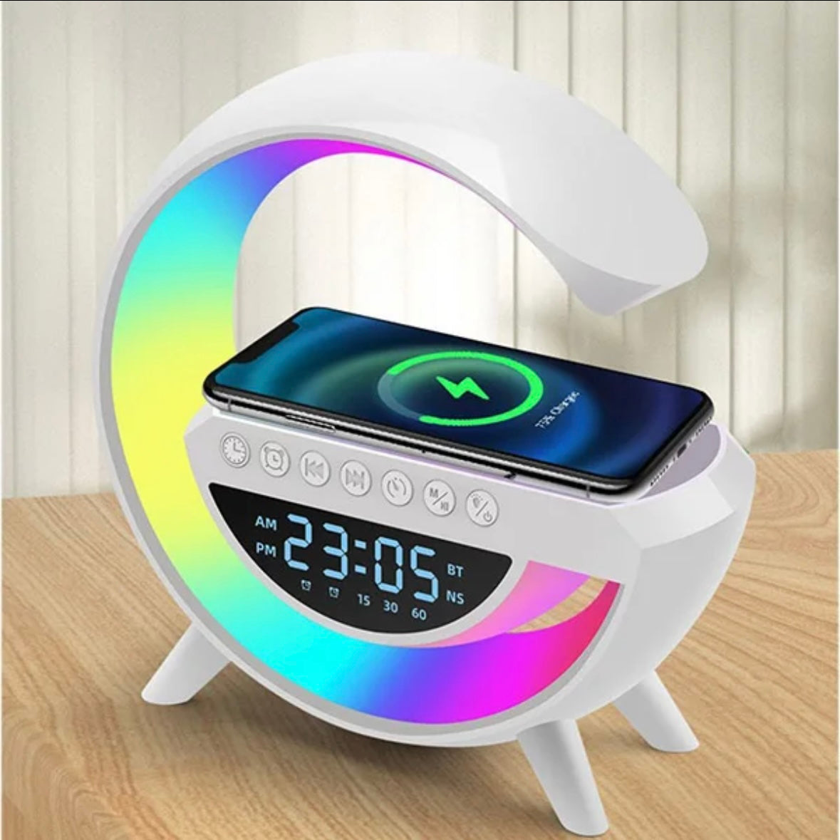 4u1 zvučnik, svetlo, punjač i budilnik